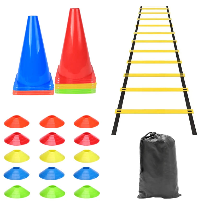 1Set Agility Ladders Nylon Straps for Speed Training and Sports Flexibility Agility Football Training Energy Ladder Equipment