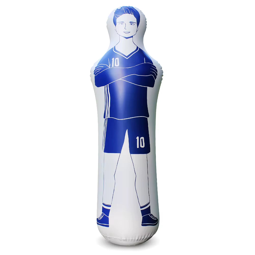 160Cm New PVC Adult Kids Inflatable Football Training Goal Air Soccer Training Dummy Tool Inflatable Practicing Mannequin Shield