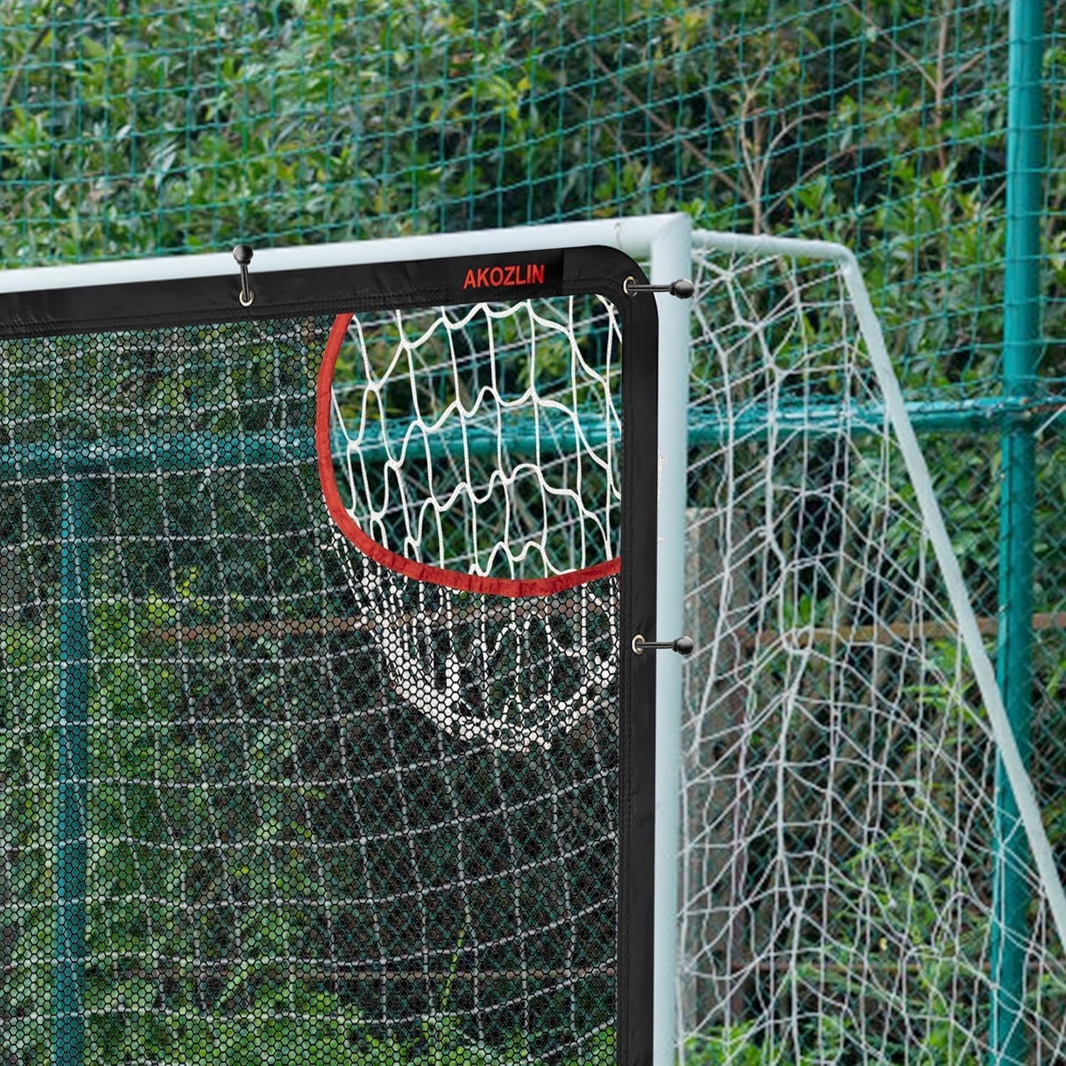 Soccer Goal Target Net - Training Aid with 7 Scoring Zones for Enhanced Soccer Shooting Practice (Net Only)