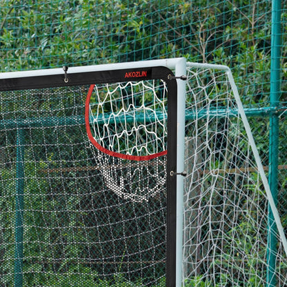 Soccer Goal Target Net - Training Aid with 7 Scoring Zones for Enhanced Soccer Shooting Practice (Net Only)
