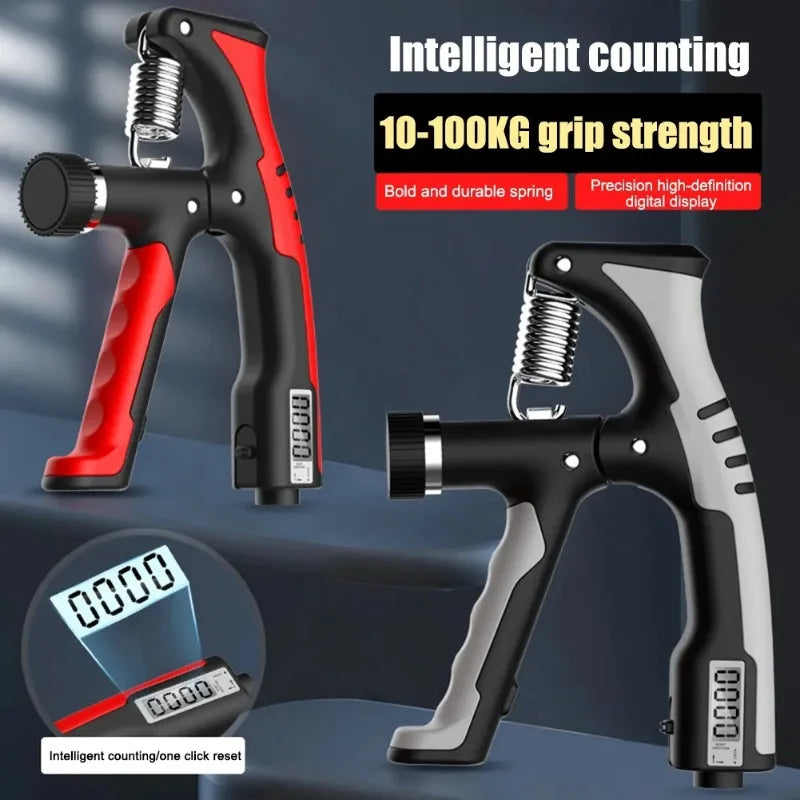 10-100Kg Adjustable Hand Grip Strengthener Trainer Forearm Exercise Gripper Bodybuilding Muscle Carpal Rehabilitation Athletes