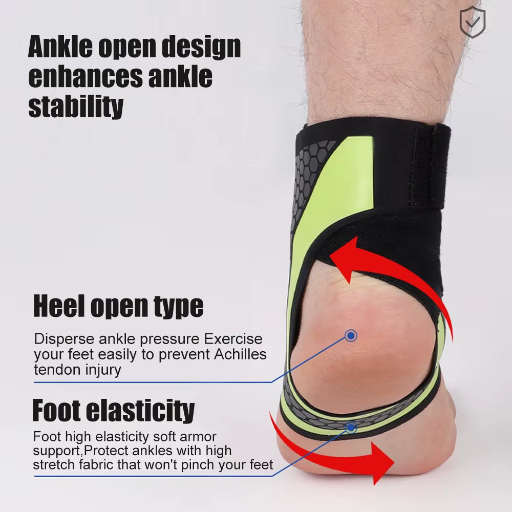 1PCS Ankle Brace & Elastic Supports for Men and Women, Ankle Support Ankle Compression Sleeve, Plantar Fasciitis Relief Achilles