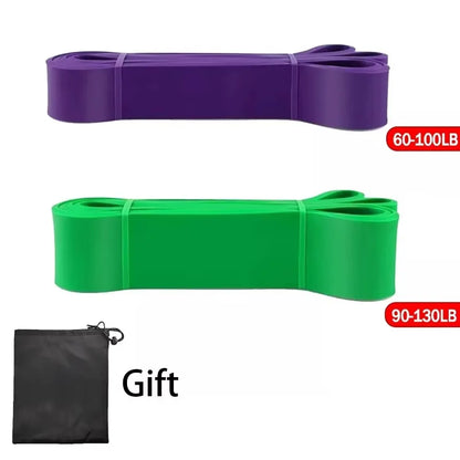Resistance Bands Exercise Elastic Band Home Yoga Gym Equipment Accessories Sports Power Pull-Up Assist Band Bodybuilding