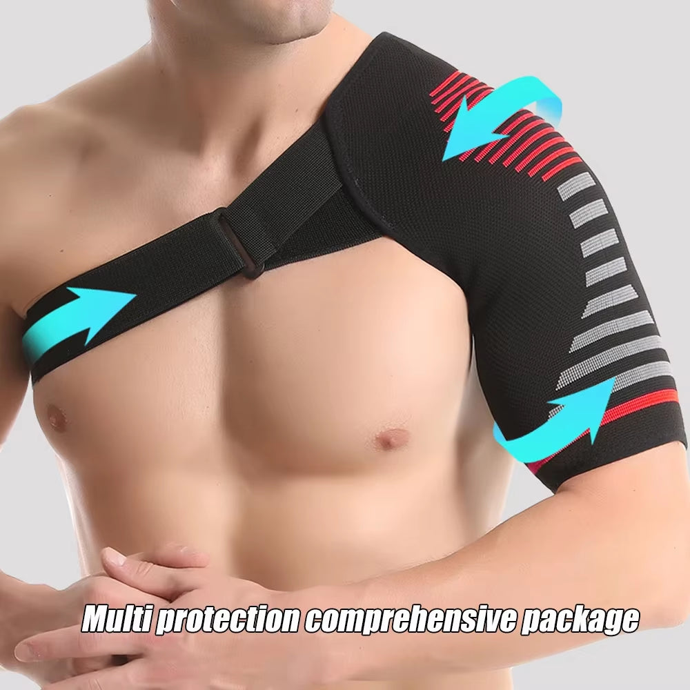 Compression Shoulder Brace with Powerknit Compression Technology | Shoulder Orthopedic Brace for Men & Women | Torn Rotator Cuff