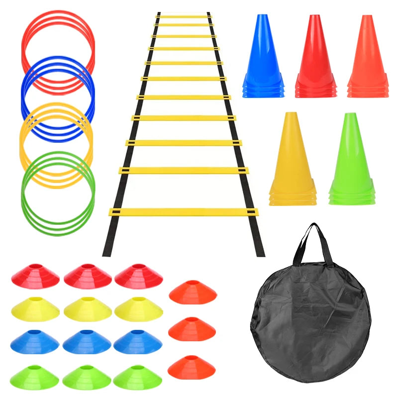 1Set Agility Ladders Nylon Straps for Speed Training and Sports Flexibility Agility Football Training Energy Ladder Equipment
