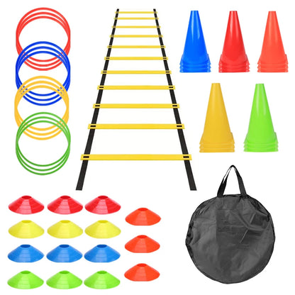 1Set Agility Ladders Nylon Straps for Speed Training and Sports Flexibility Agility Football Training Energy Ladder Equipment