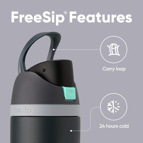 Insulated Sports Water Bottle 700mL with Straw — BPA-Free Stainless Steel