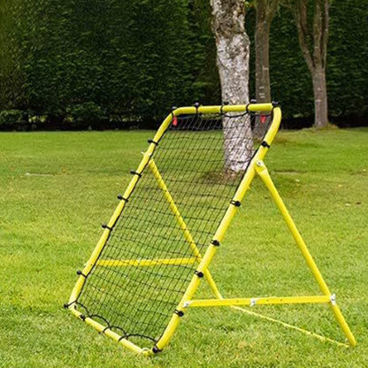 Soccer Rebounder Net with 20 Elastic Ropes Soccer Bounce Back Net Rebound Net Training Aid for Kids Teens & Adults