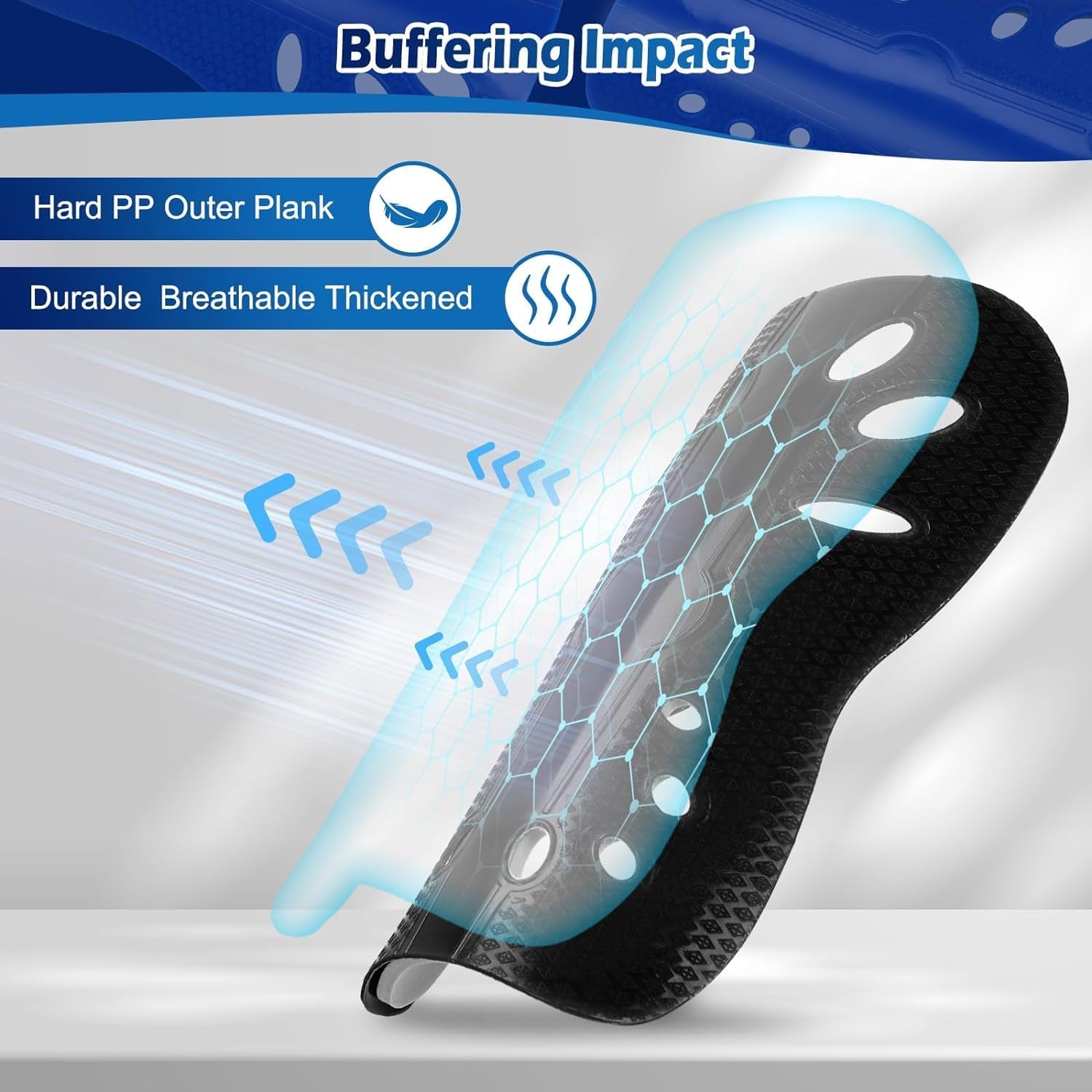 Professional Soccer Shin Guards - 2 Pairs of Lightweight and Breathable Calf Protective Gear for Adults and Youth