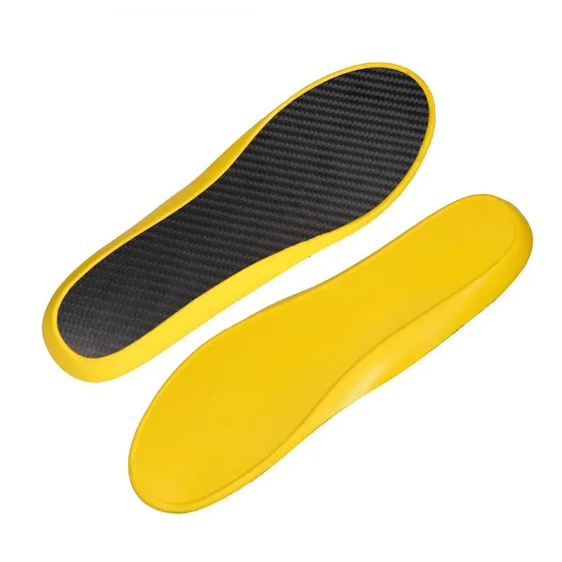 1Pair Full Shoe Sole Carbon Plate High Quality Sports Insoles Plantar High Elastic Pad Carbon Fiber Fasciitis Man Running