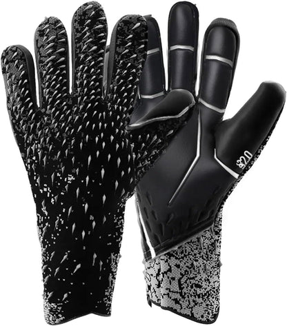 Professional Soccer Goalkeeper Gloves for Youth and Adults - Enhanced Grip, Full Finger Design, and Breathable Mesh for Optimal Hand Protection