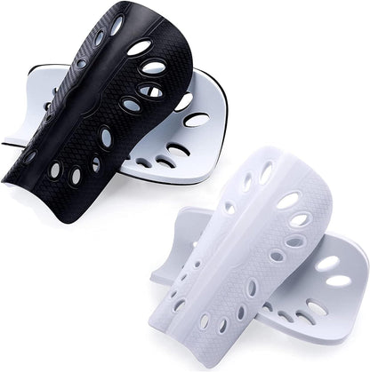 Professional Soccer Shin Guards - 2 Pairs of Lightweight and Breathable Calf Protective Gear for Adults and Youth
