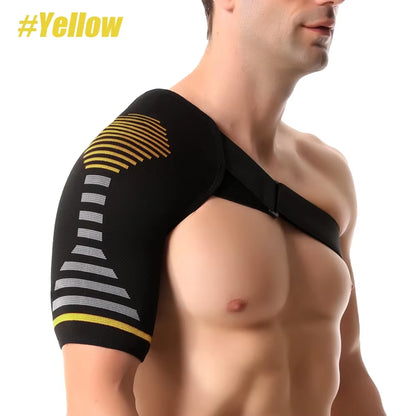 Compression Shoulder Brace with Powerknit Compression Technology | Shoulder Orthopedic Brace for Men & Women | Torn Rotator Cuff