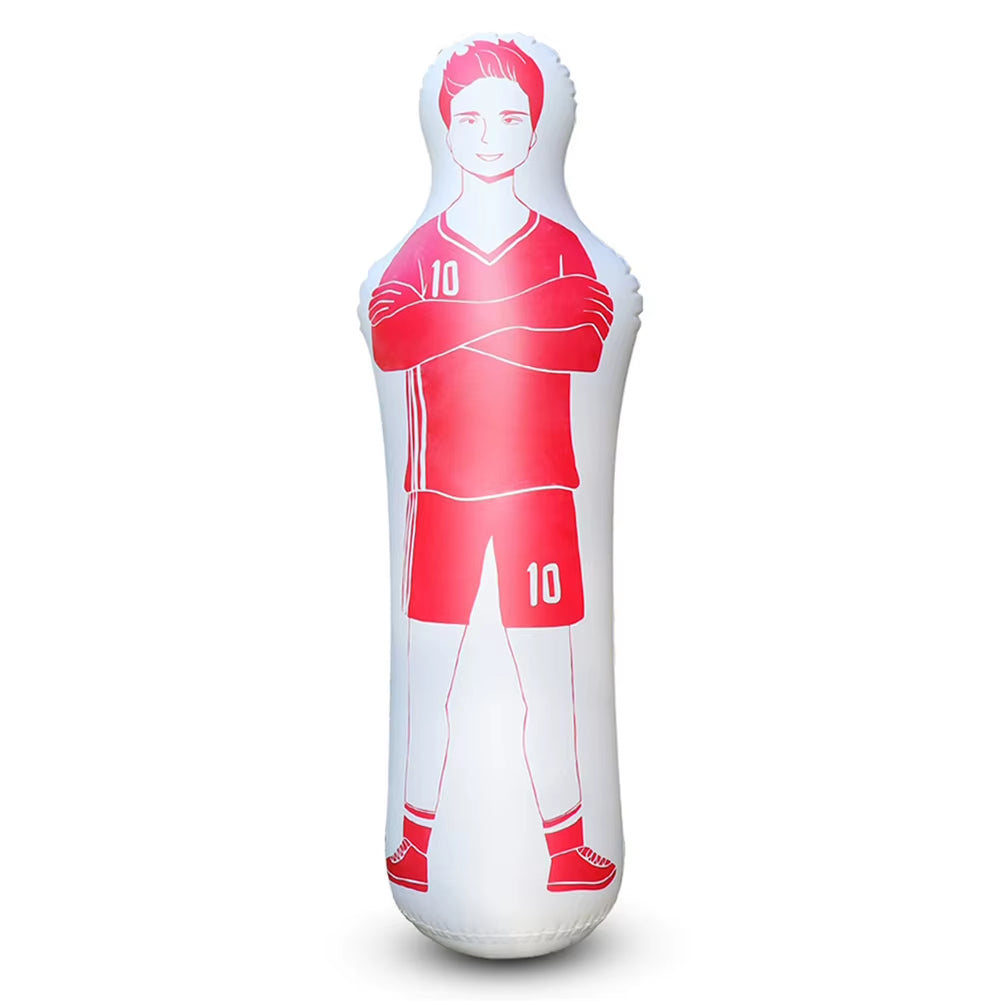 160Cm New PVC Adult Kids Inflatable Football Training Goal Air Soccer Training Dummy Tool Inflatable Practicing Mannequin Shield