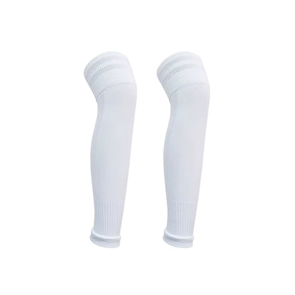1Pair Football Sock Calf Sleeves Adult Knee Protection Sports Socks High Tube Breathable Soccer Leg Warmers Shin Guard