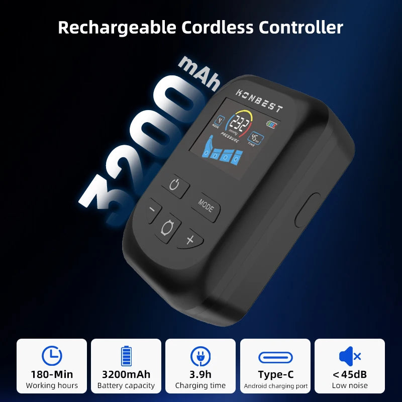 Leg Massager Air Pneumatic Compression Boots Athlete Pump Controller 240Mmhg Dropship Therapeutic Leg Recovery Massage Machine
