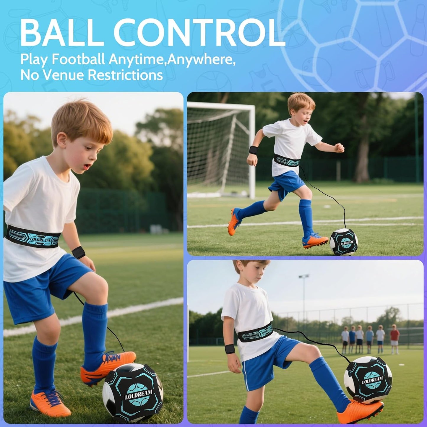 Professional Soccer Training Equipment: Versatile Training Mat with Instructional Video for All Skill Levels - Agility and Non-Slip Footstep Training Mat Ideal for Kids' Soccer Development