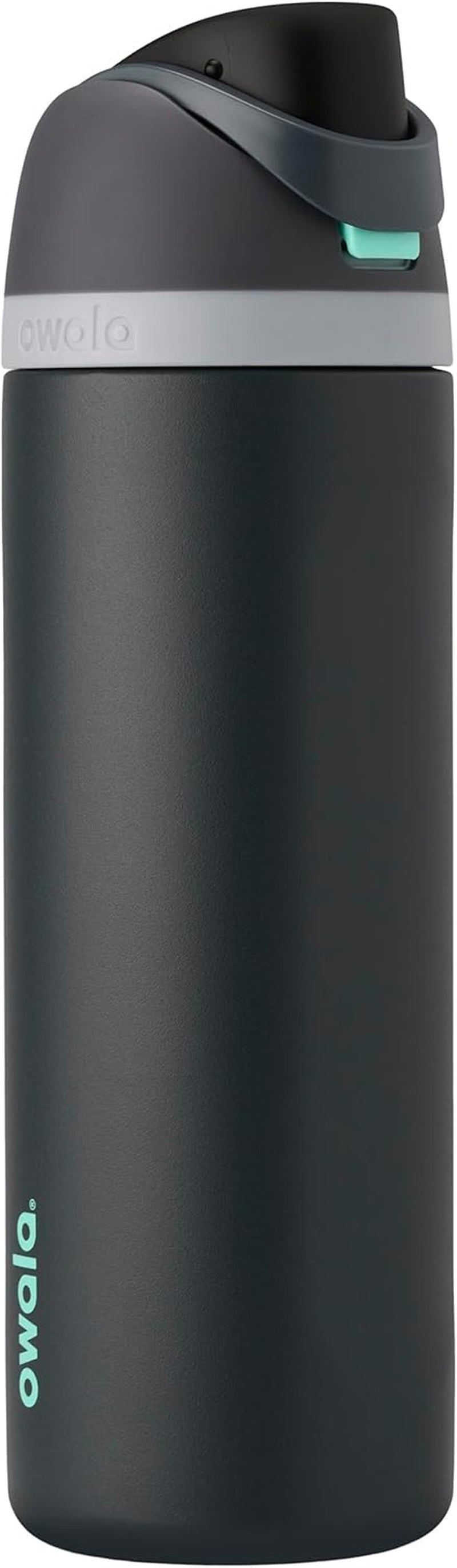 FreeSip 24oz Insulated Stainless Steel Water Bottle with Straw - Foggy Tide | Reusable, Leak-Proof, BPA-Free Double-Walled Design for Travel, Gym, Office, and School