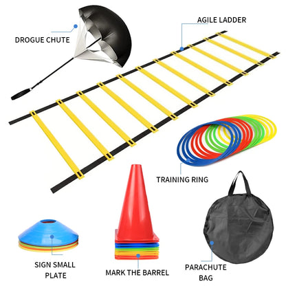 1Set Agility Ladders Nylon Straps for Speed Training and Sports Flexibility Agility Football Training Energy Ladder Equipment