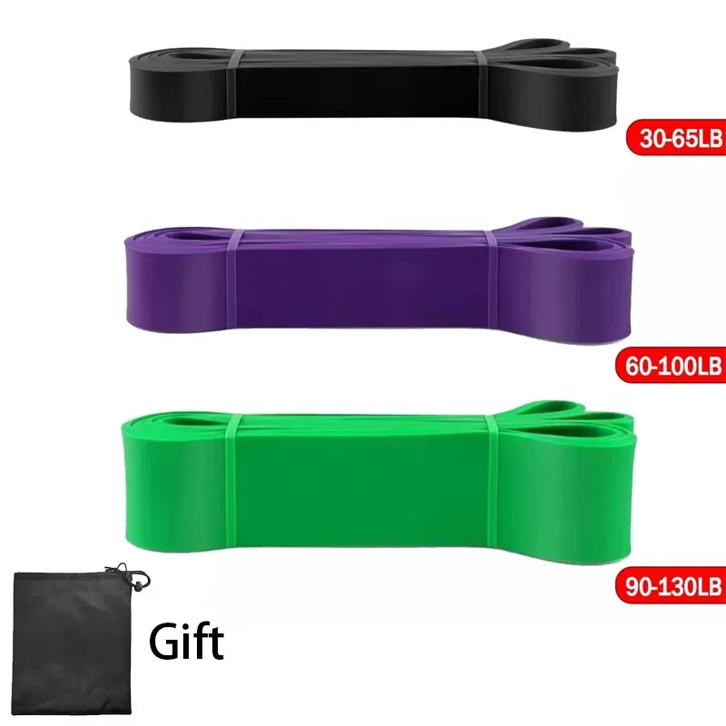 Resistance Bands Exercise Elastic Band Home Yoga Gym Equipment Accessories Sports Power Pull-Up Assist Band Bodybuilding