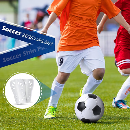 Professional Soccer Shin Guards - 2 Pairs of Lightweight and Breathable Calf Protective Gear for Adults and Youth