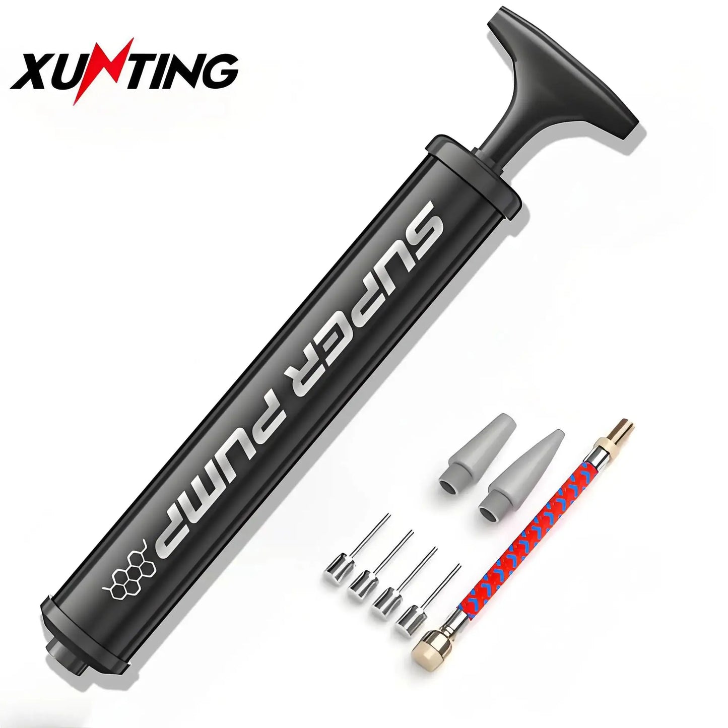Xunting Pedal MTB Bicycle Pump MTB Bike Ball Air Pump Inflatorschrader Bicycle Pumps Compact Inflation Accessories for Swimming