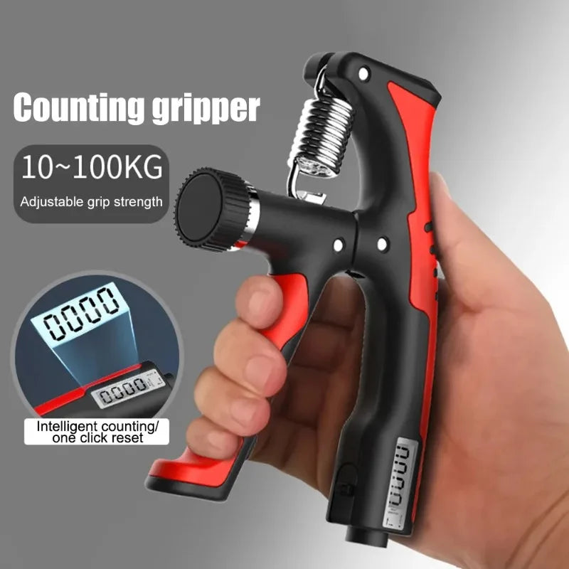 10-100Kg Adjustable Hand Grip Strengthener Trainer Forearm Exercise Gripper Bodybuilding Muscle Carpal Rehabilitation Athletes