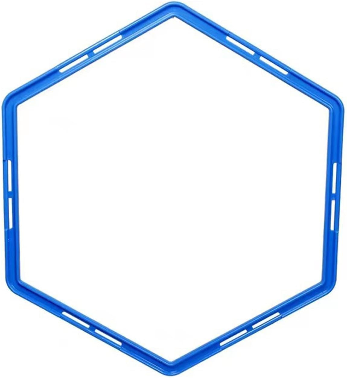 Hexagonal Agility Training Rings Set - 5 Pieces, 50cm Multipurpose Speed Training Rings for Soccer and Hockey Exercises