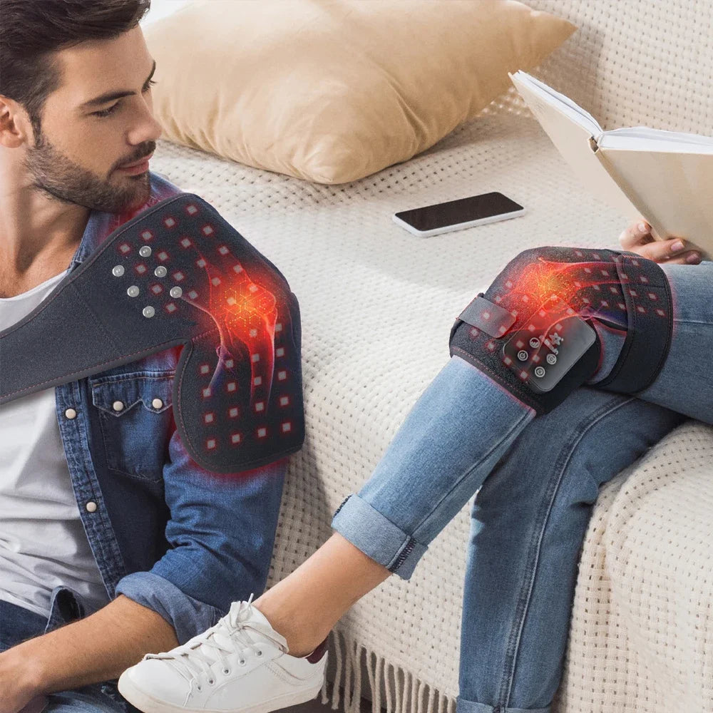 660Nm Red Light Knee Pad Leg Joint Shoulder Elbow 850Nm near Infrared Light Skin Care Support Knee Pain Relief Inflammation