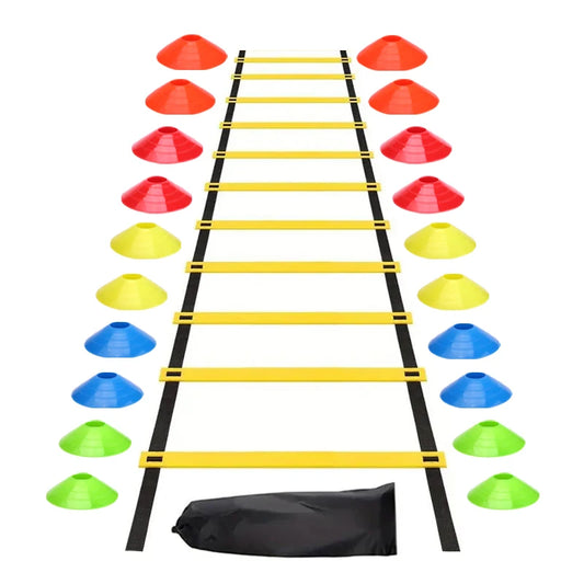 1Set Agility Ladders Nylon Straps for Speed Training and Sports Flexibility Agility Football Training Energy Ladder Equipment