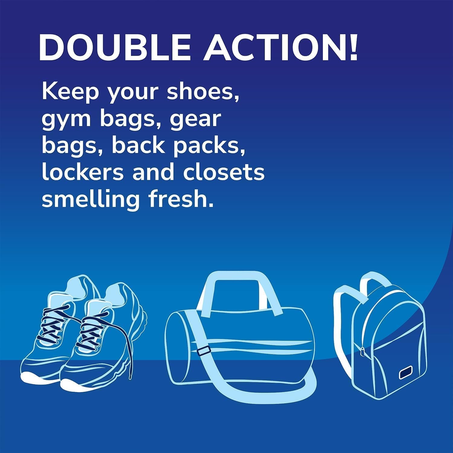 Shoe Deodoriser Balls - Keeps Shoes, Football Boots, Gym Bags Smelling Fresh, Clinically Tested Shoe Deodoriser with All-Day Freshness, Reusable and Long-Lasting, Shoe Odour Eliminator