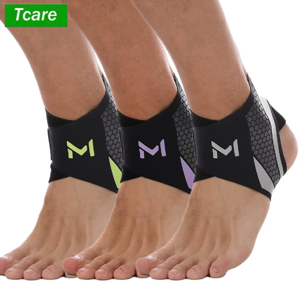 1PCS Ankle Brace & Elastic Supports for Men and Women, Ankle Support Ankle Compression Sleeve, Plantar Fasciitis Relief Achilles