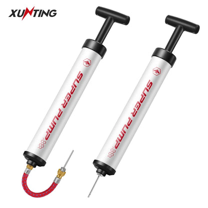 Xunting Pedal MTB Bicycle Pump MTB Bike Ball Air Pump Inflatorschrader Bicycle Pumps Compact Inflation Accessories for Swimming