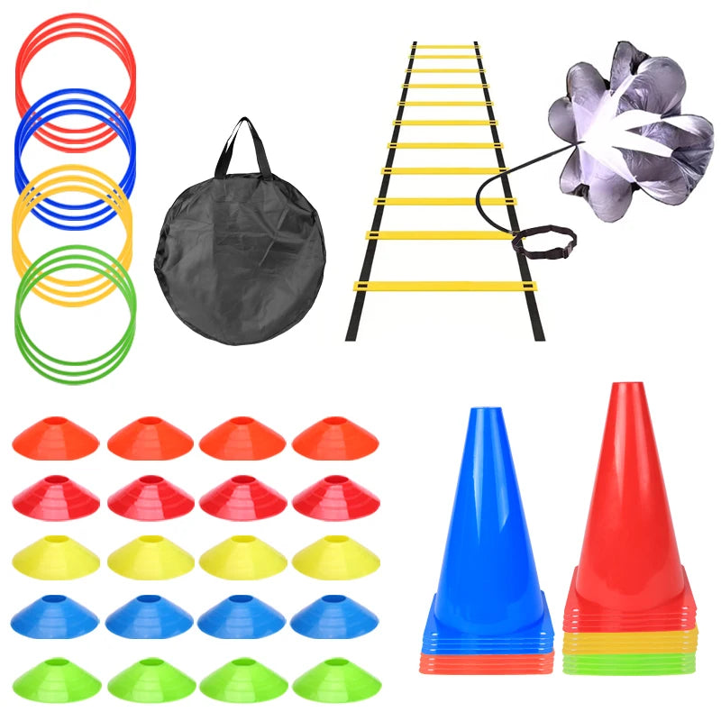 1Set Agility Ladders Nylon Straps for Speed Training and Sports Flexibility Agility Football Training Energy Ladder Equipment