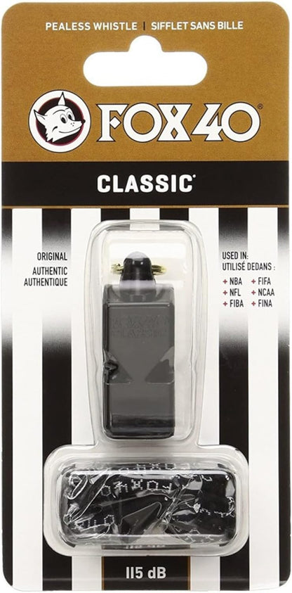 Classic Official Whistle with Breakaway Lanyard