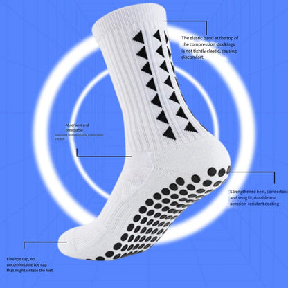 4Pairs Men Women Football Grip Socks Towel Bottom Sport Socks Rugby Soccer Cycling Running Exercise Athletic Socks