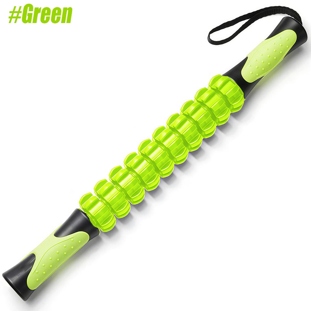 Muscle Roller Massage Stick for Athletes, Body Massager Soreness, Cramping Pain Tightness Relief Helps Legs Back Recovery Tools